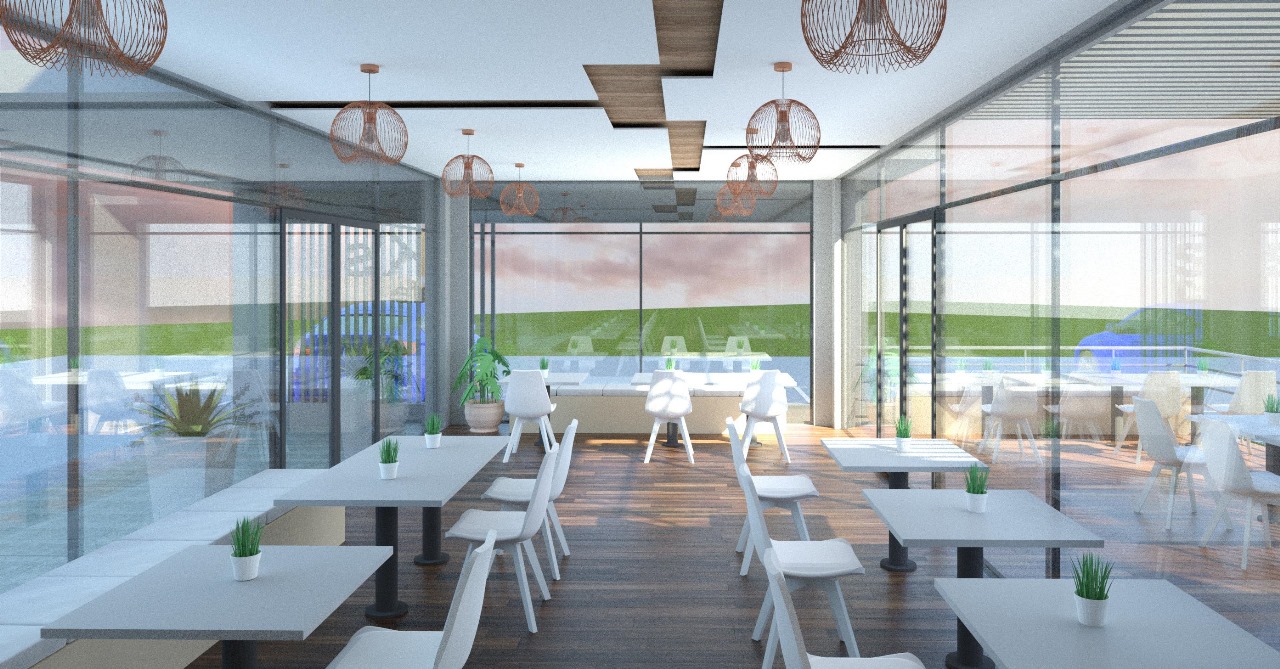 Posh White Living Area by SK Designs